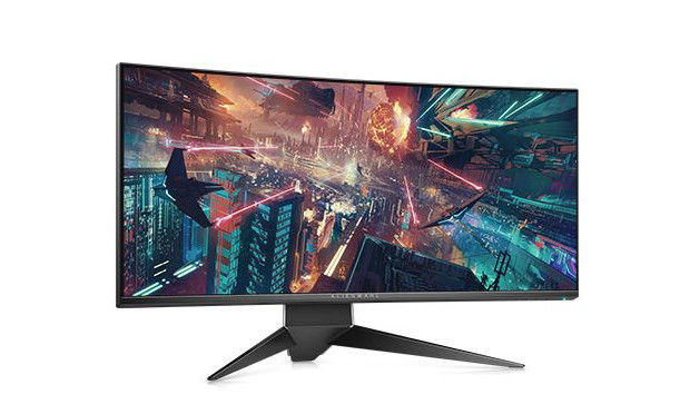 34 Curved Desktop Computer Monitor , Alienware Gaming Computer Monitors AW3418DW