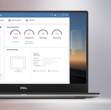 Melhore a produtividade com o Optimizer da precisão de Dell